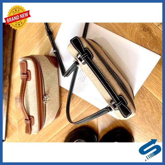 Small Top Handle Crossbody Bag Quiet Luxury Minimal Chic Designer Purse - Picture 6 of 7